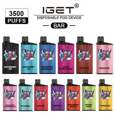 品質  Fast Shipping Disposable Vape Device IGET Bar 3500 Puffs 工場
