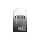 最新品 3 イン 1 3ml 容量 1 回使用可能なポッド バイアス カートリッジ マイクロ USB 充電ポート