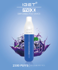 良質IGET Vapes IGET MAX 1100mah電池のニコチンの使い捨て可能なVapeのペン
