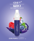 良質IGET Vapes IGET MAX 1100mah電池のニコチンの使い捨て可能なVapeのペン