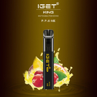 別の種類色の熱い販売のオーストラリアIGET王2600パフの使い捨て可能なvapeのペンは選ぶ