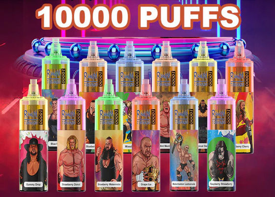 再充電可能な12の味装置RANDMトルネード10000パフ使い捨て可能なVape