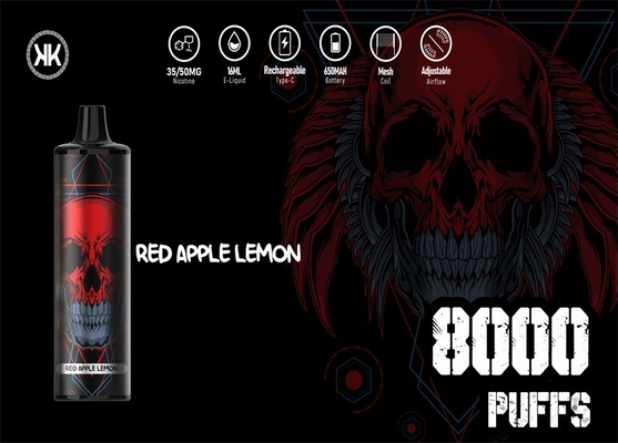 KKエネルギー最高EPOD使い捨て可能なVapeは8000のパフ12 50mgニコチンに風味を付ける