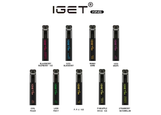 ほとんどの普及したIGETの伝説の使い捨て可能なvapeのポッド4000のパフ