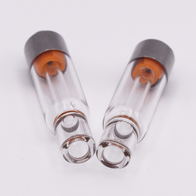 ロックが付いている0.5ml 1.0mlタンク容量完全なガラスCBD Vapeのカートリッジ