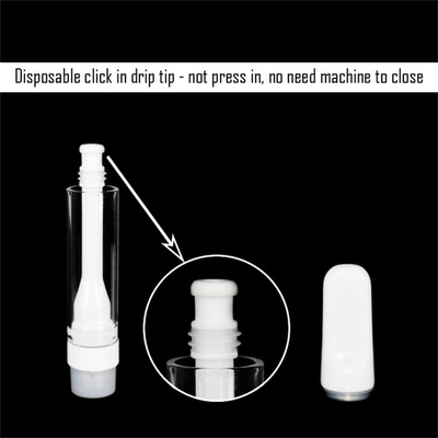 デルタ8 CBDオイル2大きい楕円形の取入口の穴が付いているVapeのすべての陶磁器のカートリッジ