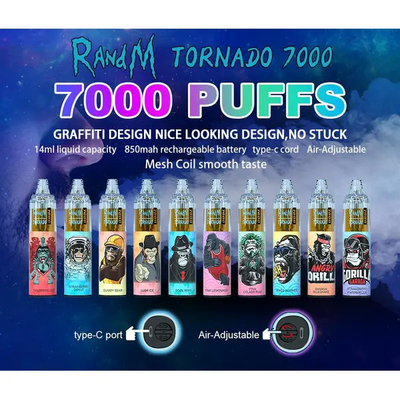 RGBライトRechargebleの気流制御14ml E CigのVape 0/2/3/5%のニコチンの塩
