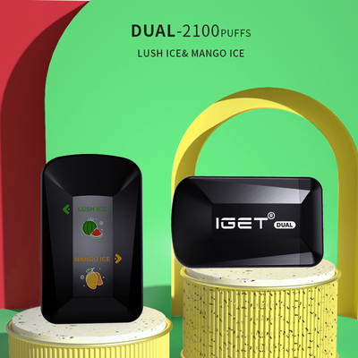パッション フルーツのマンゴおよび混合された果実IGET Vapeの使い捨て可能なパフ2100