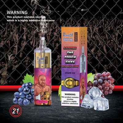24の味RANDMのトルネード10000の非Vapeの詰め替え式の使い捨て可能なペン
