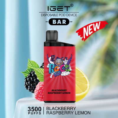 ニコチンのVape使い捨て可能なIGETのタバコ、3500パフIGET棒