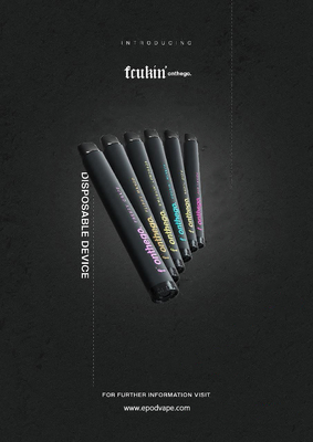1000パフの使い捨て可能なFcukin Onthegoの電子タバコ3.5mlマレーシアVapeオイル