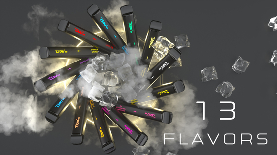 使い捨て可能な3000のパフBOUは煙5% Nic 1350mAh 13を風味を付ける10ml EのCigに禁止する