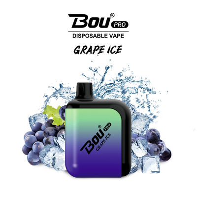 携帯用使い捨て可能な BOU PRO Vape 7000 パフ 5% Nic 16ml 再充電可能な液体タイプ C