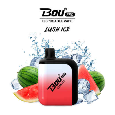 携帯用使い捨て可能な BOU PRO Vape 7000 パフ 5% Nic 16ml 再充電可能な液体タイプ C
