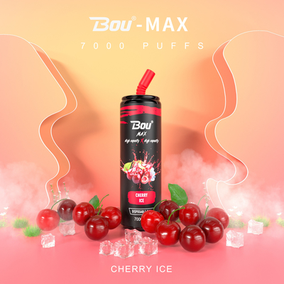 タイプ C 充電式 Bou Max Iget Diposable Vape 7000 パフ 13 フレーバー 650mAh