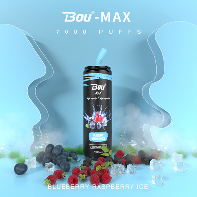 タイプ C 充電式 Bou Max Iget Diposable Vape 7000 パフ 13 フレーバー 650mAh