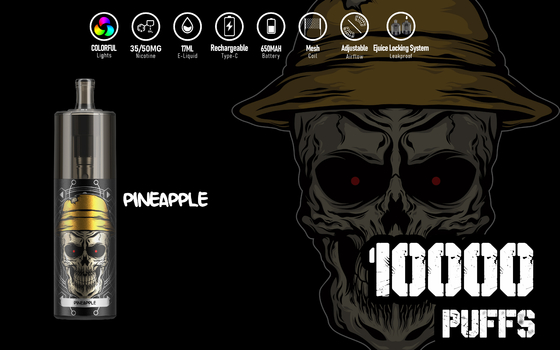 エネルギー 10000 パフ 650mah バッテリー Epod Vape E Cig KK 10 フレーバー