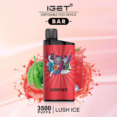 1500mAh 30は3500使い捨て可能なパフのIget棒Vape 5%のニコチンに風味を付ける