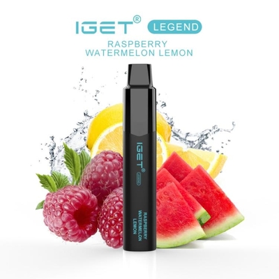 5%のニコチンの塩4000のパフIGETの伝説の使い捨て可能なポッドのvapeのペン