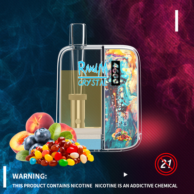 10ML RandMの水晶4600のパフの優れたVapeのペン使い捨て可能なNicは12の味に塩を加える