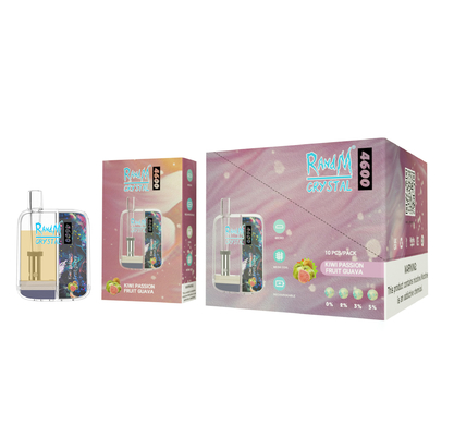 10ML RandMの水晶4600のパフの優れたVapeのペン使い捨て可能なNicは12の味に塩を加える