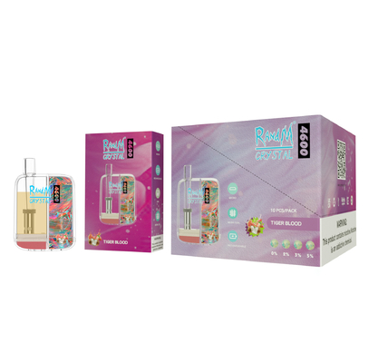 10Ml E液体使い捨て可能なRandMのタバコYuoto良質の4600のパフ