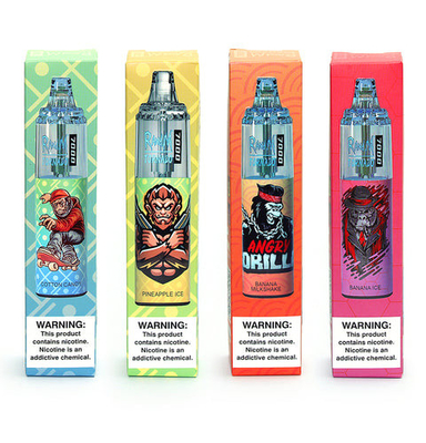トルネード7000は使い捨て可能なVape装置45色14ml RandM吹く