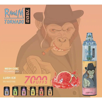 注文14ML RADNM使い捨て可能なVapeの蒸発器7000のパフ45はEのCigに風味を付ける