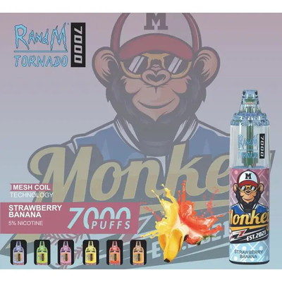 vapeのRandMのほとんどの普及した使い捨て可能なトルネード7000は51の最も新しい味吹く