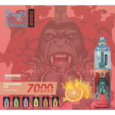 注文14ML RADNM使い捨て可能なVapeの蒸発器7000のパフ45はEのCigに風味を付ける