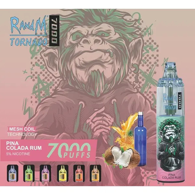 注文14ML RADNM使い捨て可能なVapeの蒸発器7000のパフ45はEのCigに風味を付ける