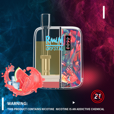 細い箱の使い捨て可能なVape RandMの水晶4600のパフ10MLの優れた携帯用蒸発器