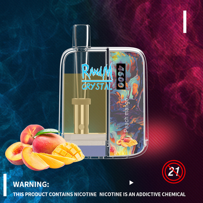 細い箱の使い捨て可能なVape RandMの水晶4600のパフ10MLの優れた携帯用蒸発器