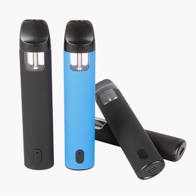 空使い捨て可能なVapeが再充電可能な4*1.5mm 2MLをペンで書くボタンCBDを予備加熱しなさい
