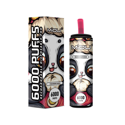 650ml使い捨て可能なVape Miou在庫の6000のパフ