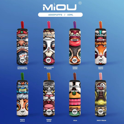 650ml使い捨て可能なVape Miou在庫の6000のパフ