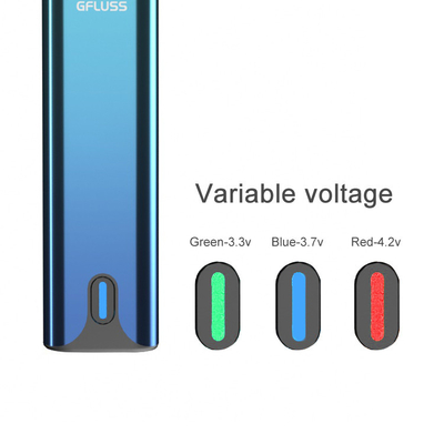 良質の注文の300 Mah 2mlはボタンCBD使い捨て可能なVapeのペンのポッドを漏出調節可能な電圧予備加熱しない