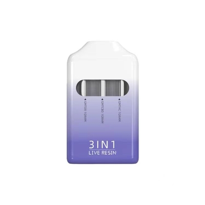 最新品 3 イン 1 3ml 容量 1 回使用可能なポッド バイアス カートリッジ マイクロ USB 充電ポート