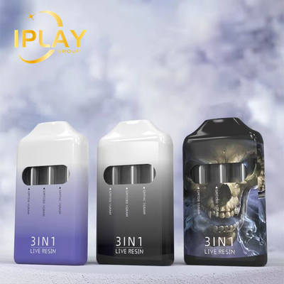 最新品 3 イン 1 3ml 容量 1 回使用可能なポッド バイアス カートリッジ マイクロ USB 充電ポート