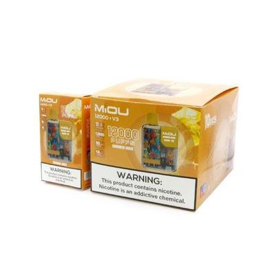 ホットセール ミオウ V3 20味 使い捨てのバイプ ディスプレイ画面 12000パフ ニコチンEタバコバイプ