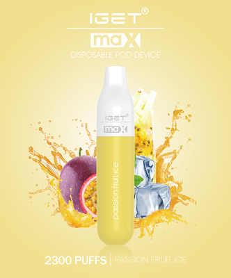 速い出荷の使い捨て可能なVapeのペンIGET MAX 2300のパフ利用できる16の味