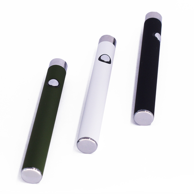 Cbd Thcオイル510の糸オイルのVape電池のねじれ細い350mah 2.8v/3.5v/4.2vを予備加熱しなさい