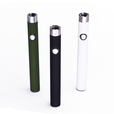 Cbd Thcオイル510の糸オイルのVape電池のねじれ細い350mah 2.8v/3.5v/4.2vを予備加熱しなさい