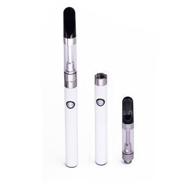 Cbd 510の糸オイルのVape電池のねじれ細い350mahを予備加熱することにボタンをかけなさい