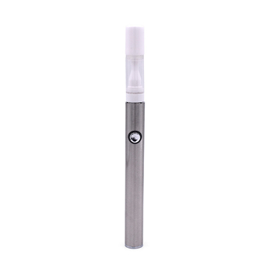 ステンレス鋼は最高のvapeのペン電池の出版物ボタンに510本の糸のvapeのカートリッジのための細い形をした