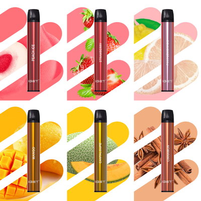 ほとんどの普及した蒸発器IGET SHION 600は使い捨て可能なVapeの棒400mah電池の吹く