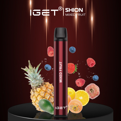 コーラの氷IGET SHION使い捨て可能なVapingの装置、600本のパフの注文の蒸気タバコ