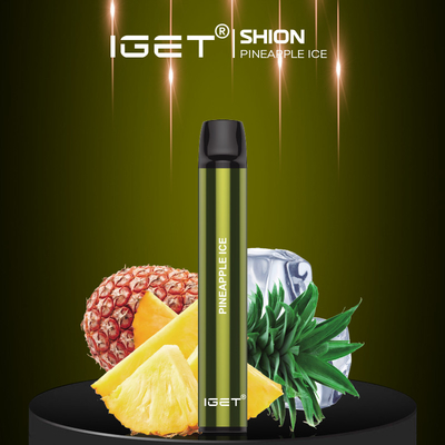 コーラの氷IGET SHION使い捨て可能なVapingの装置、600本のパフの注文の蒸気タバコ