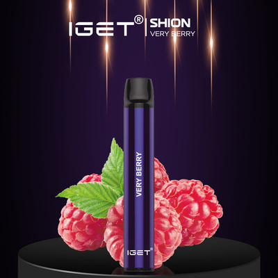 コーラの氷IGET SHION使い捨て可能なVapingの装置、600本のパフの注文の蒸気タバコ