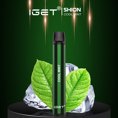コーラの氷IGET SHION使い捨て可能なVapingの装置、600本のパフの注文の蒸気タバコ